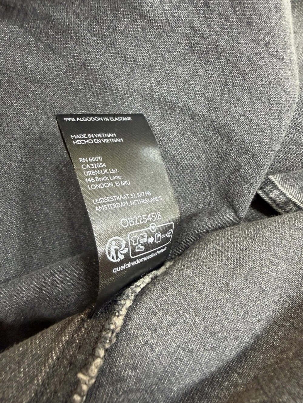 Pilcro Washed Black Denim Midi Dress - Picture 3 of 10